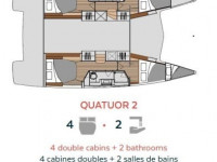 Location de voilier FOUTAINE PAJOT ISLA 40